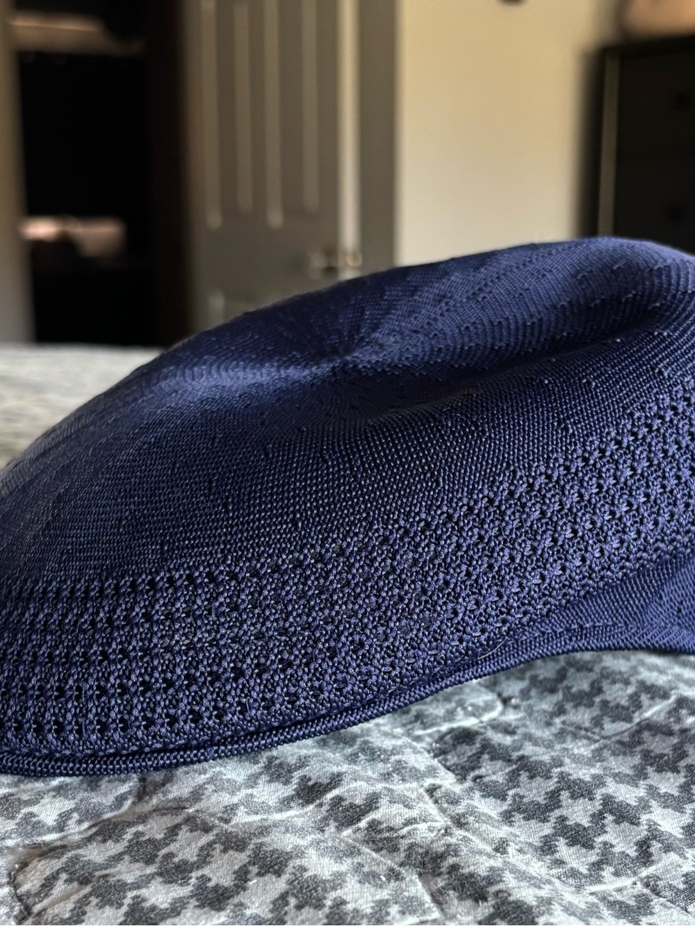 Kangol Navy Knit Ventaire Beret NWT